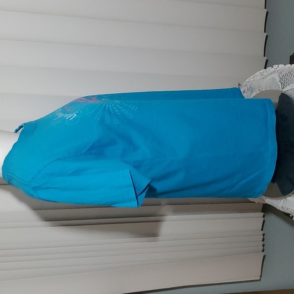 WOMEN of FAITH Turquoise Short-Sleeve T-Shirt-Psalm 119:32-Sparkle-EC-Sz S - Picture 5 of 16